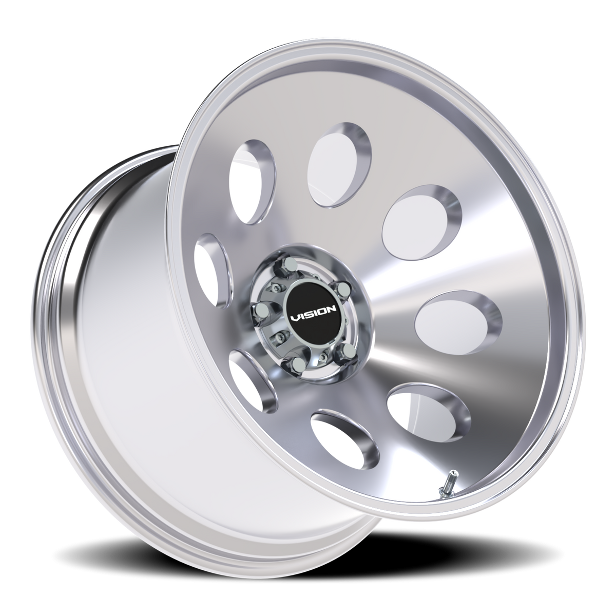 Vision Wheel 56 Polished 20x12 -44 5x127mm 78.1mm - Wheelwiz