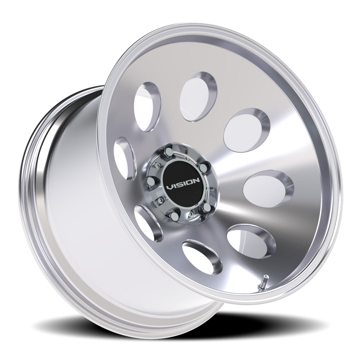 Vision Wheel 56 Polished 20x12 -44 5x139.7mm 108mm - Wheelwiz
