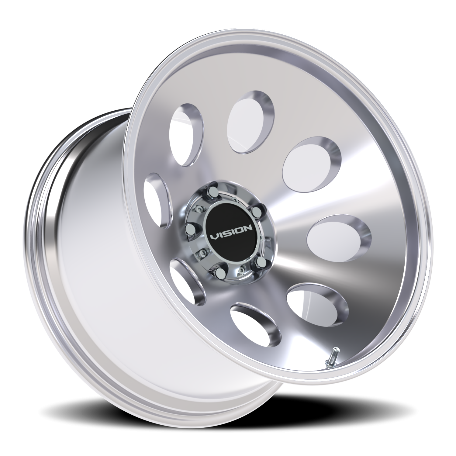 Vision Wheel 56 Polished 20x12 -44 5x139.7mm 108mm - Wheelwiz