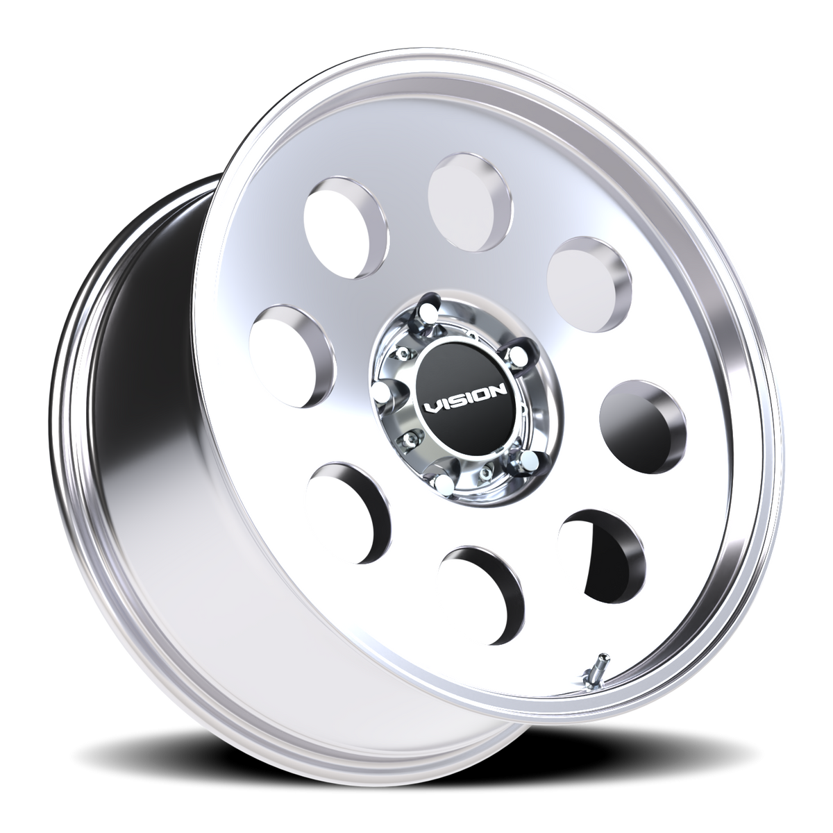Vision Wheel 56 Polished 20x9 +12 5x150mm 110.2mm - Wheelwiz