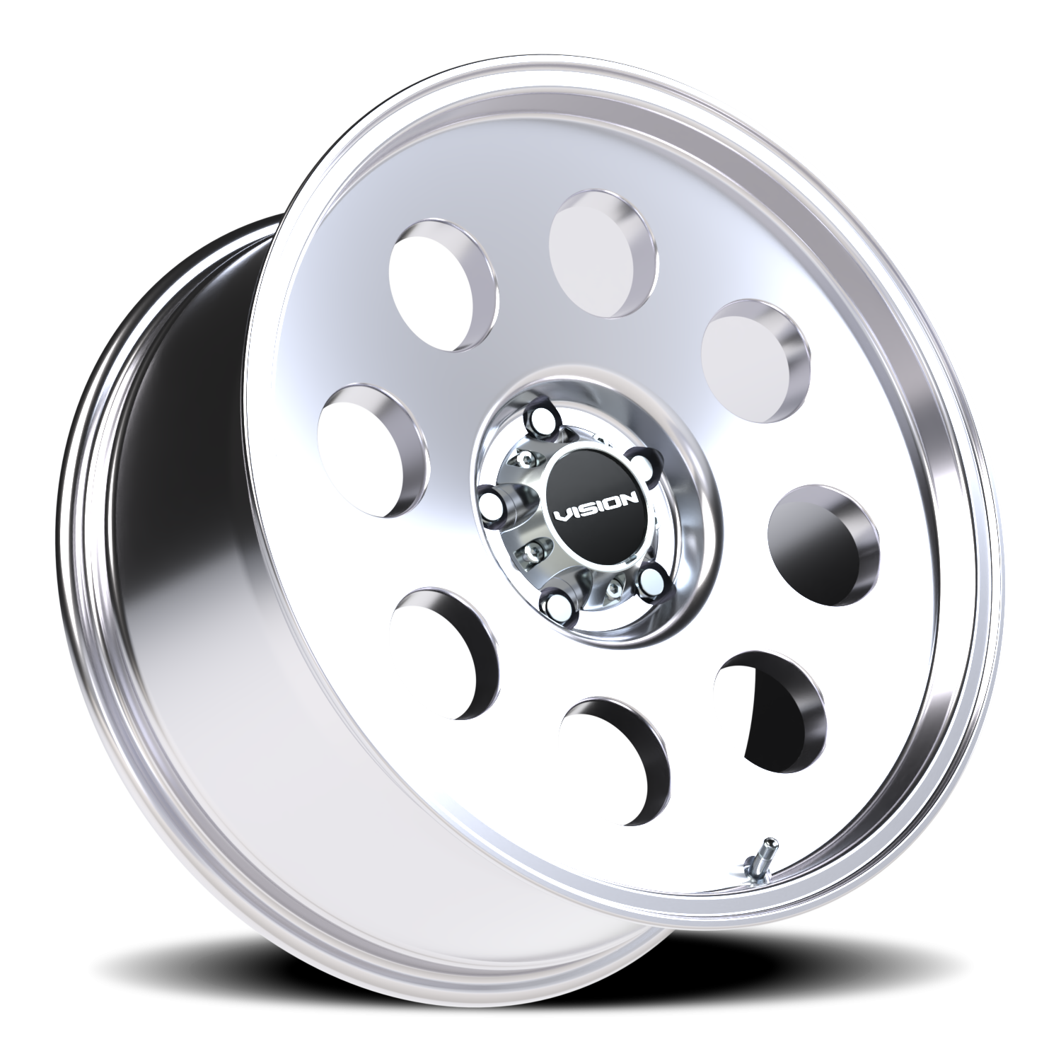 Vision Wheel 56 Polished 20x9 0 5x127mm 78.1mm - Wheelwiz