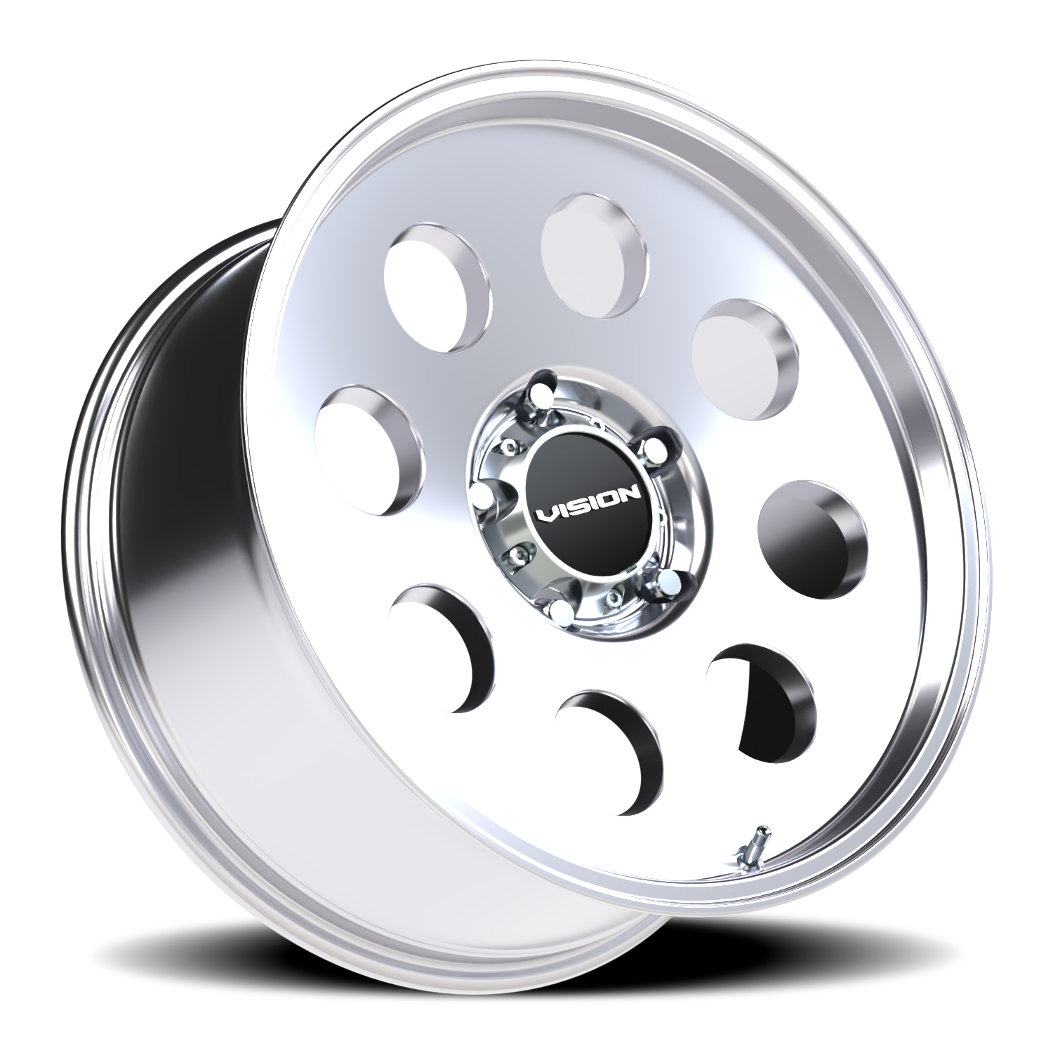 Vision Wheel 56 Polished 20x9 +12 5x139.7mm 108mm - Wheelwiz