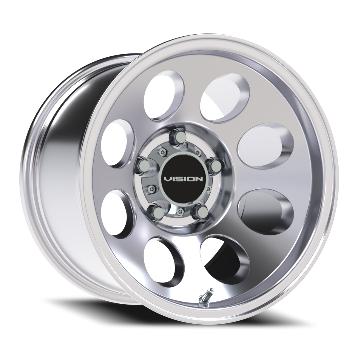 Vision Wheel 56 Polished 15x10 -25 5x114.3mm 83.1mm - Wheelwiz