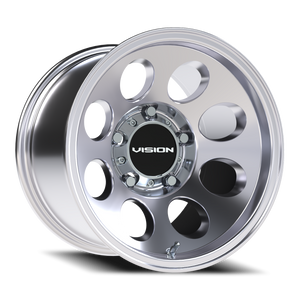 Vision Wheel 56 Polished 15x10 -25 5x139.7mm 110mm - Wheelwiz