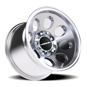 Vision Wheel 56 Polished 15x10 -25 5x139.7mm 110mm - Wheelwiz