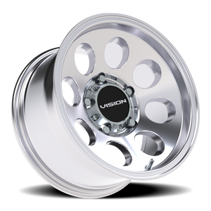 Vision Wheel 56 Polished 15x8 -19 5x139.7mm 110mm - Wheelwiz