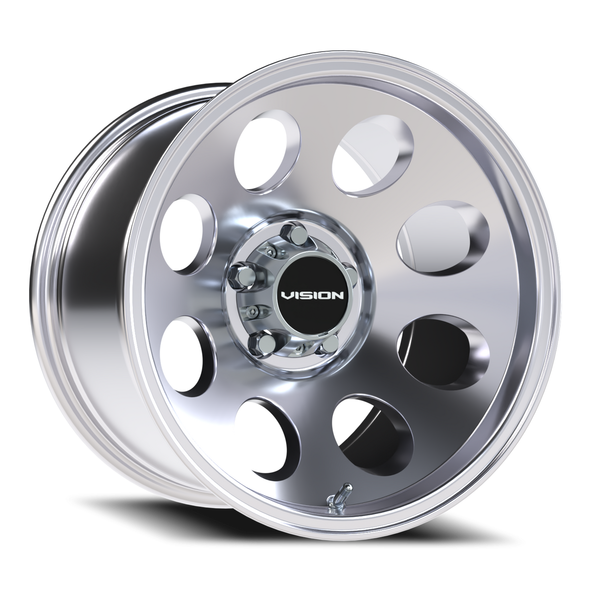Vision Wheel 56 Polished 16x10 -25 5x114.3mm 83.1mm - Wheelwiz