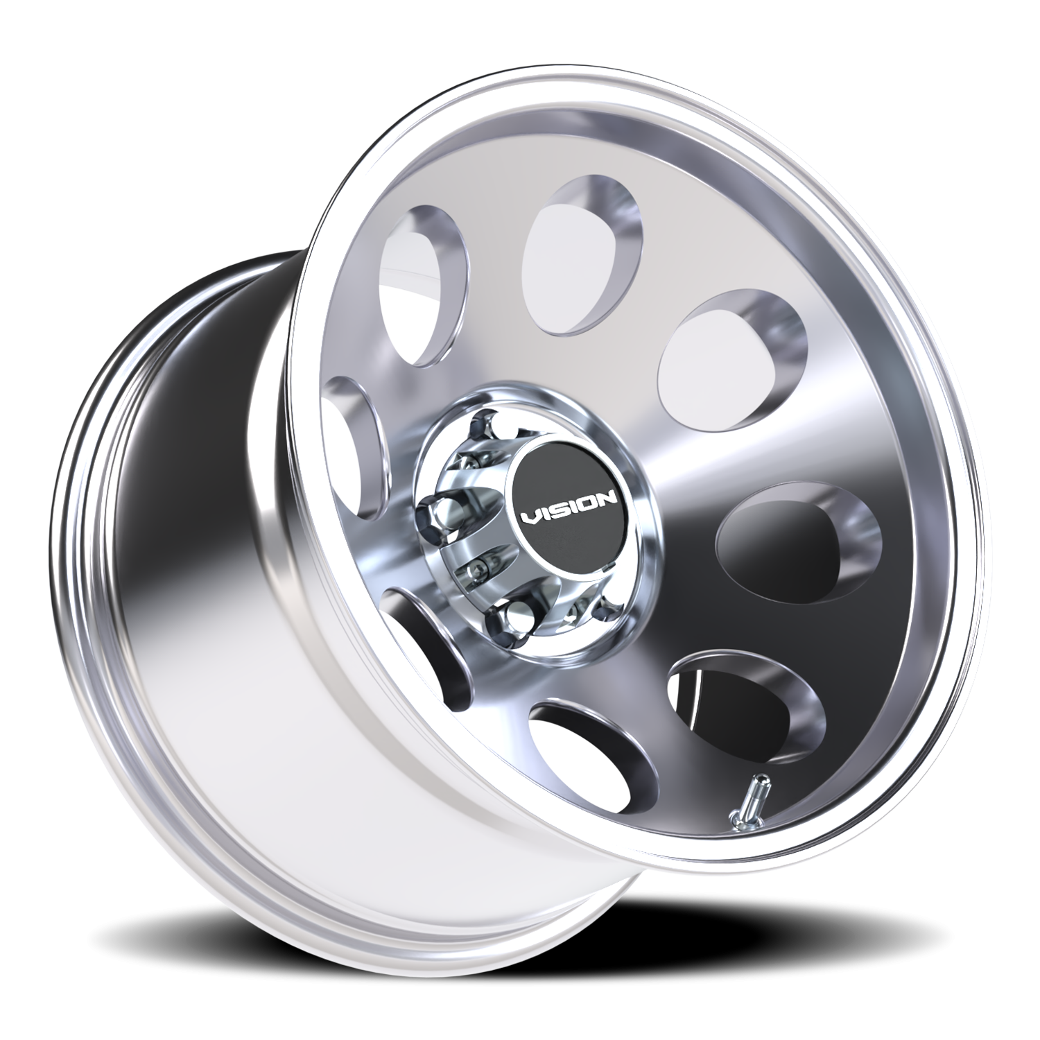 Vision Wheel 56 Polished 16x10 -25 5x114.3mm 83.1mm - Wheelwiz