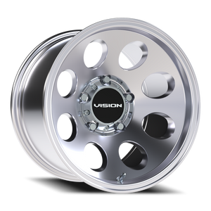Vision Wheel 56 Polished 16x10 -25 5x139.7mm 110mm - Wheelwiz