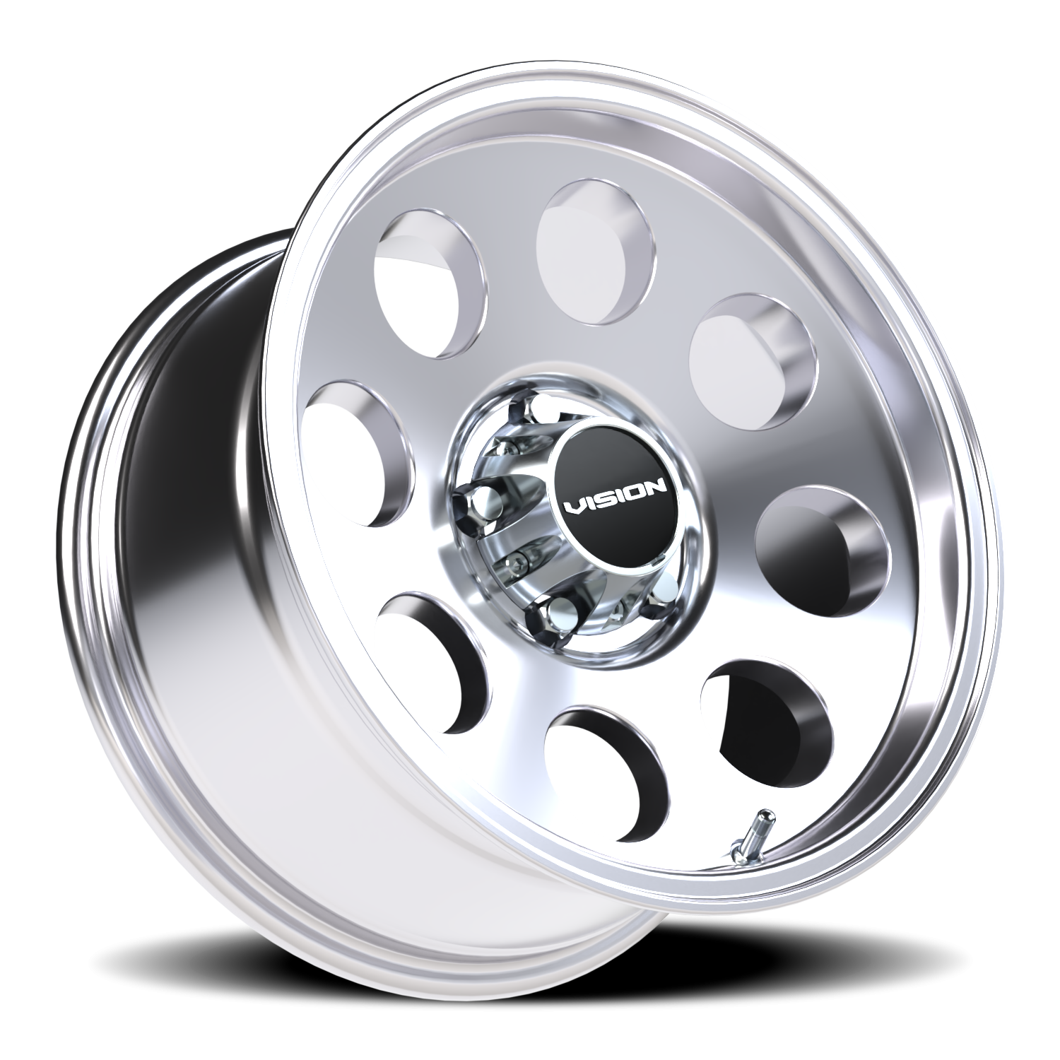 Vision Wheel 56 Polished 16x8 0 5x114.3mm 83.1mm - Wheelwiz