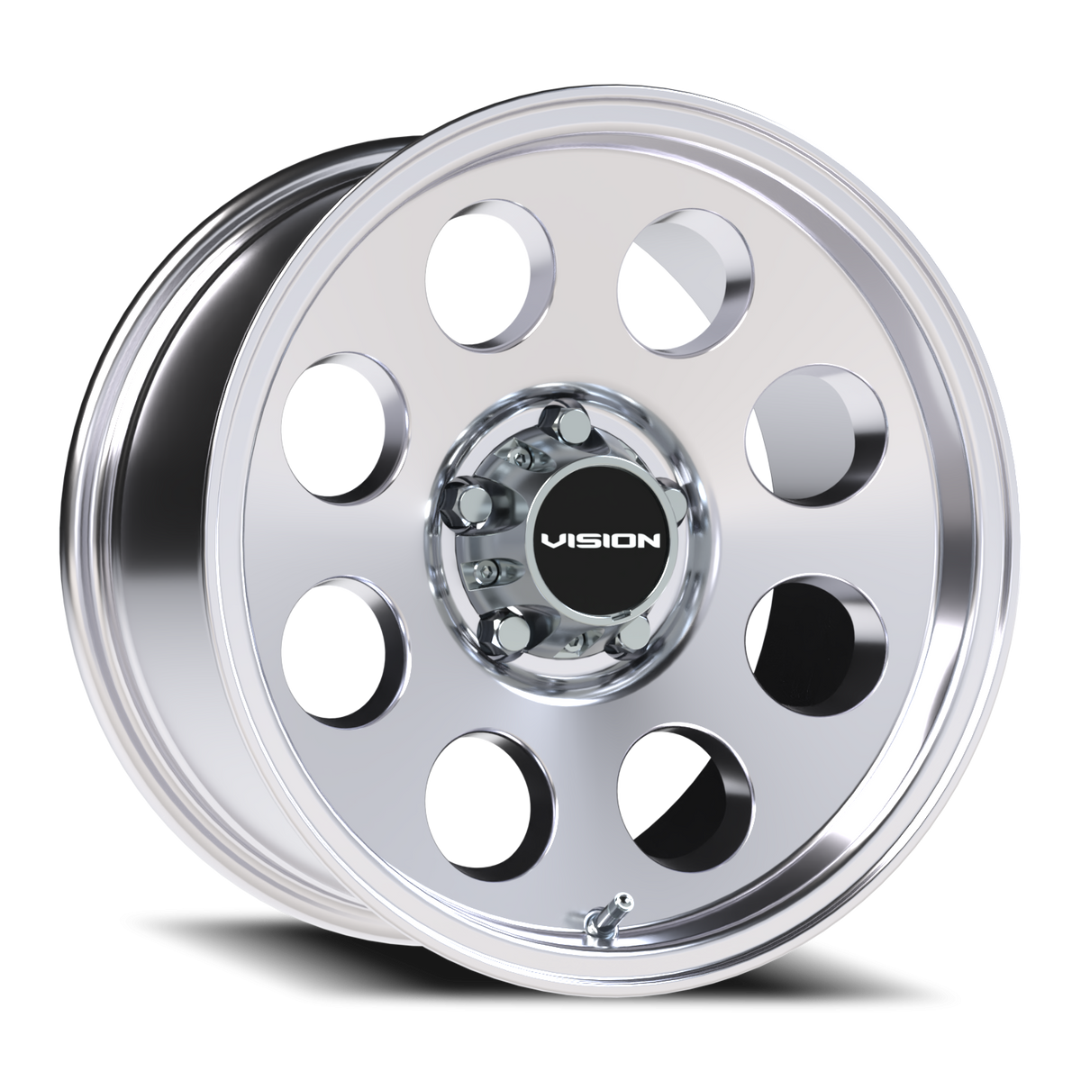 Vision Wheel 56 Polished 16x8 0 5x127mm 78.1mm - Wheelwiz