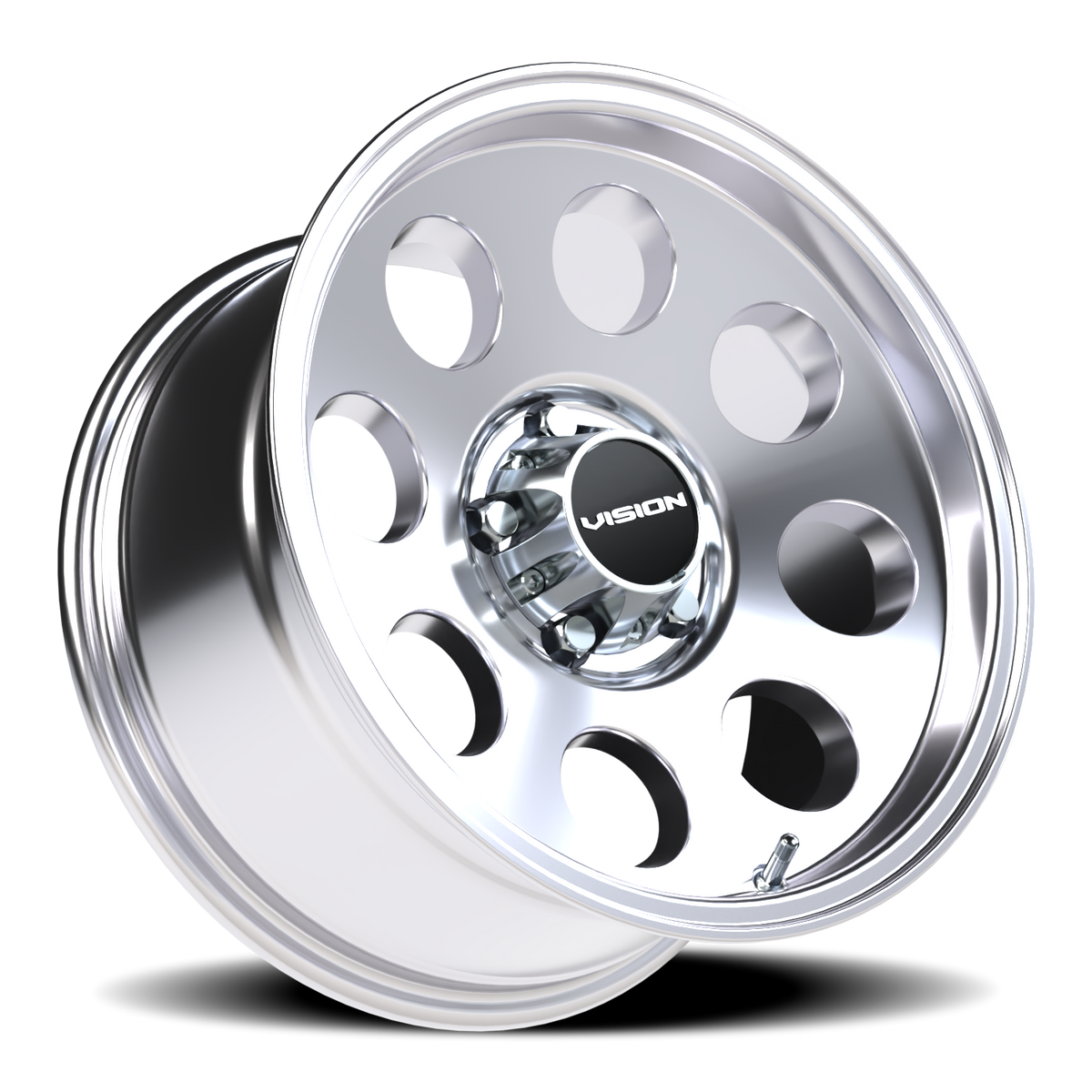 Vision Wheel 56 Polished 16x8 0 5x127mm 78.1mm - Wheelwiz