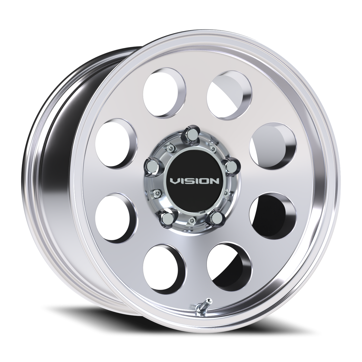 Vision Wheel 56 Polished 16x8 0 5x139.7mm 110mm - Wheelwiz