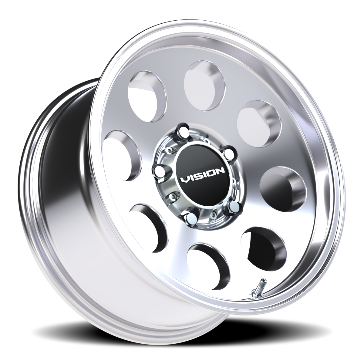 Vision Wheel 56 Polished 16x8 0 5x139.7mm 110mm - Wheelwiz