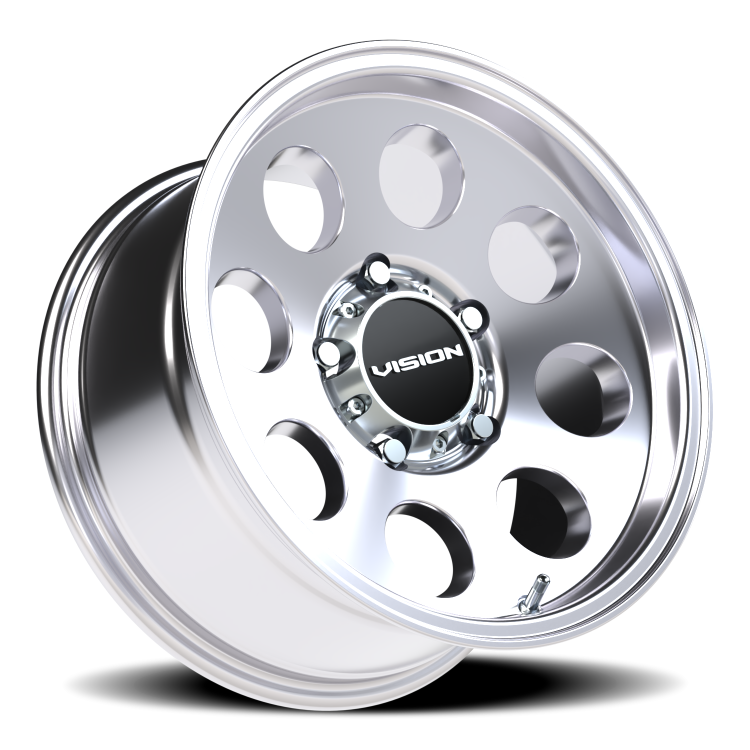 Vision Wheel 56 Polished 16x8 0 5x139.7mm 110mm - Wheelwiz