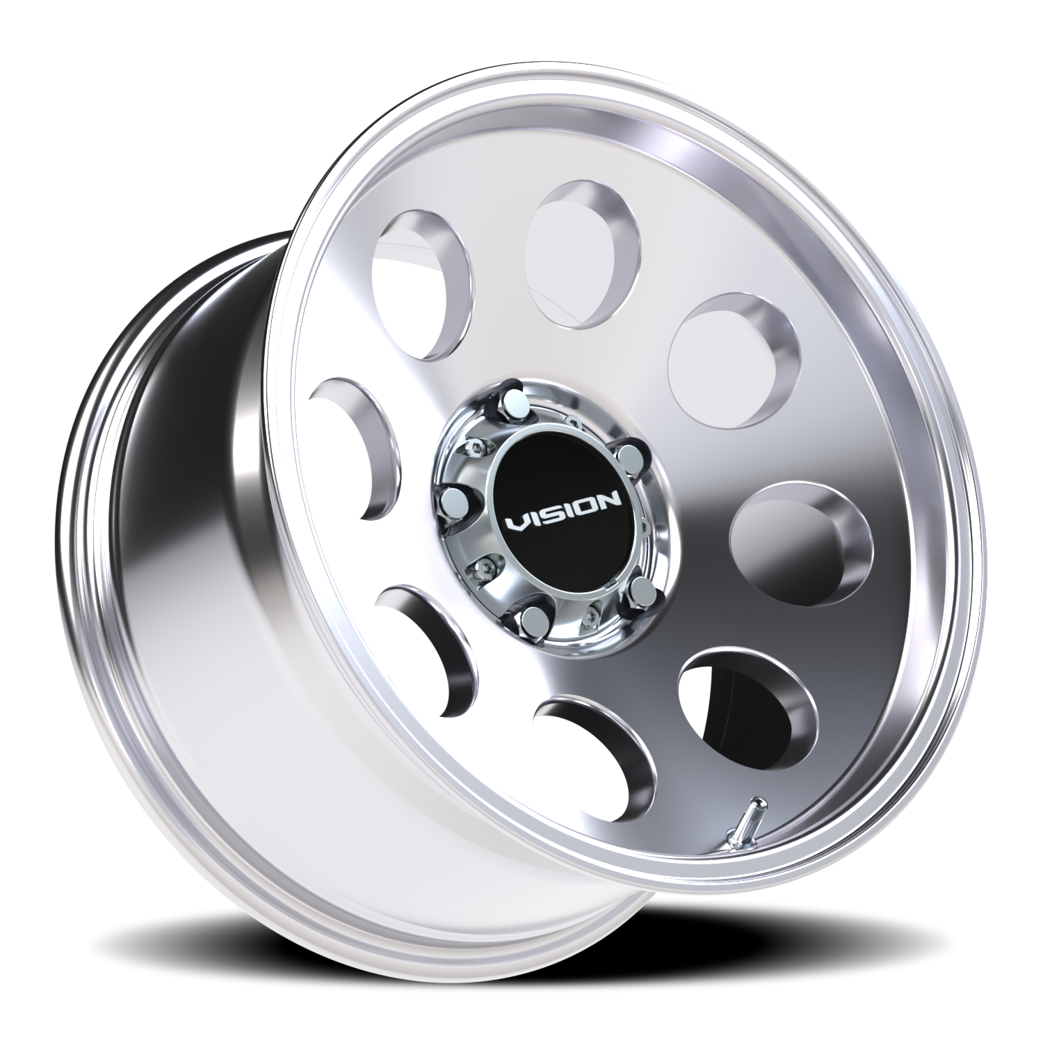 Vision Wheel 56 Polished 17x9 -12 5x135mm 87.1mm - Wheelwiz