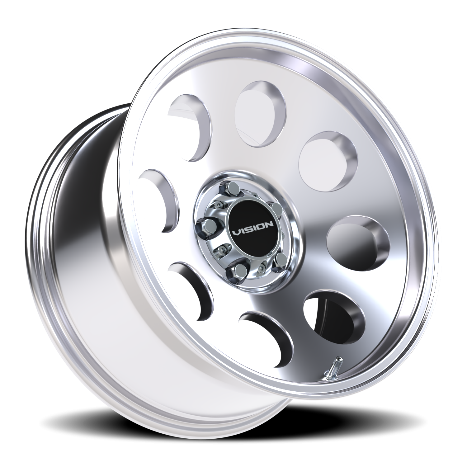 Vision Wheel 56 Polished 17x9 -12 5x114.3mm 83.1mm - Wheelwiz