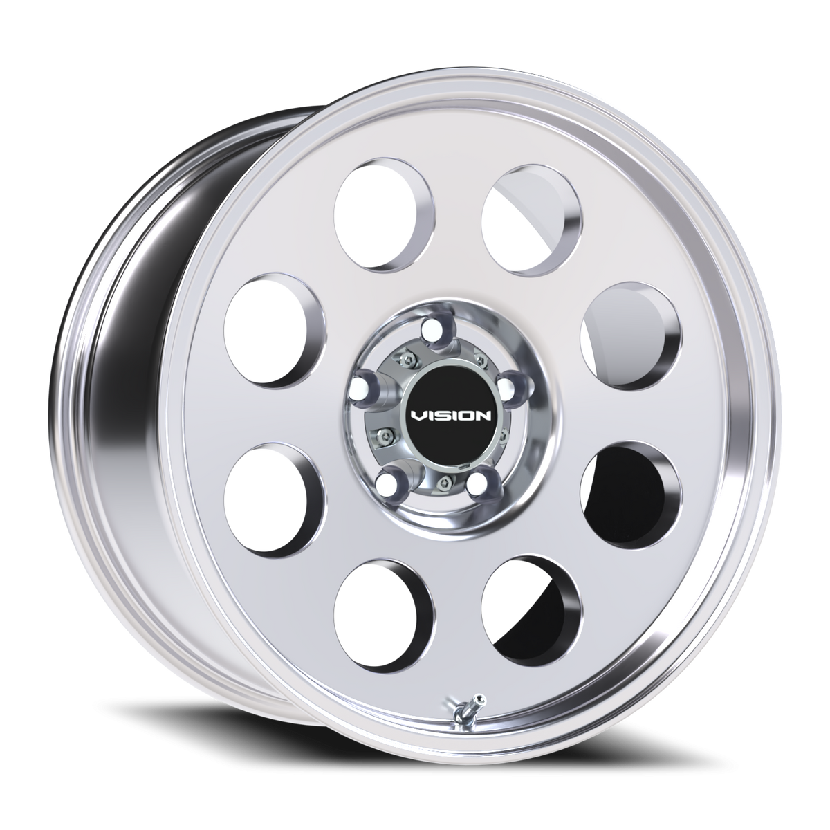 Vision Wheel 56 Polished 18x9 -12 5x127mm 78.1mm - Wheelwiz