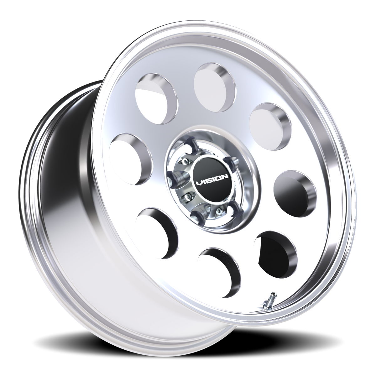Vision Wheel 56 Polished 18x9 -12 5x127mm 78.1mm - Wheelwiz