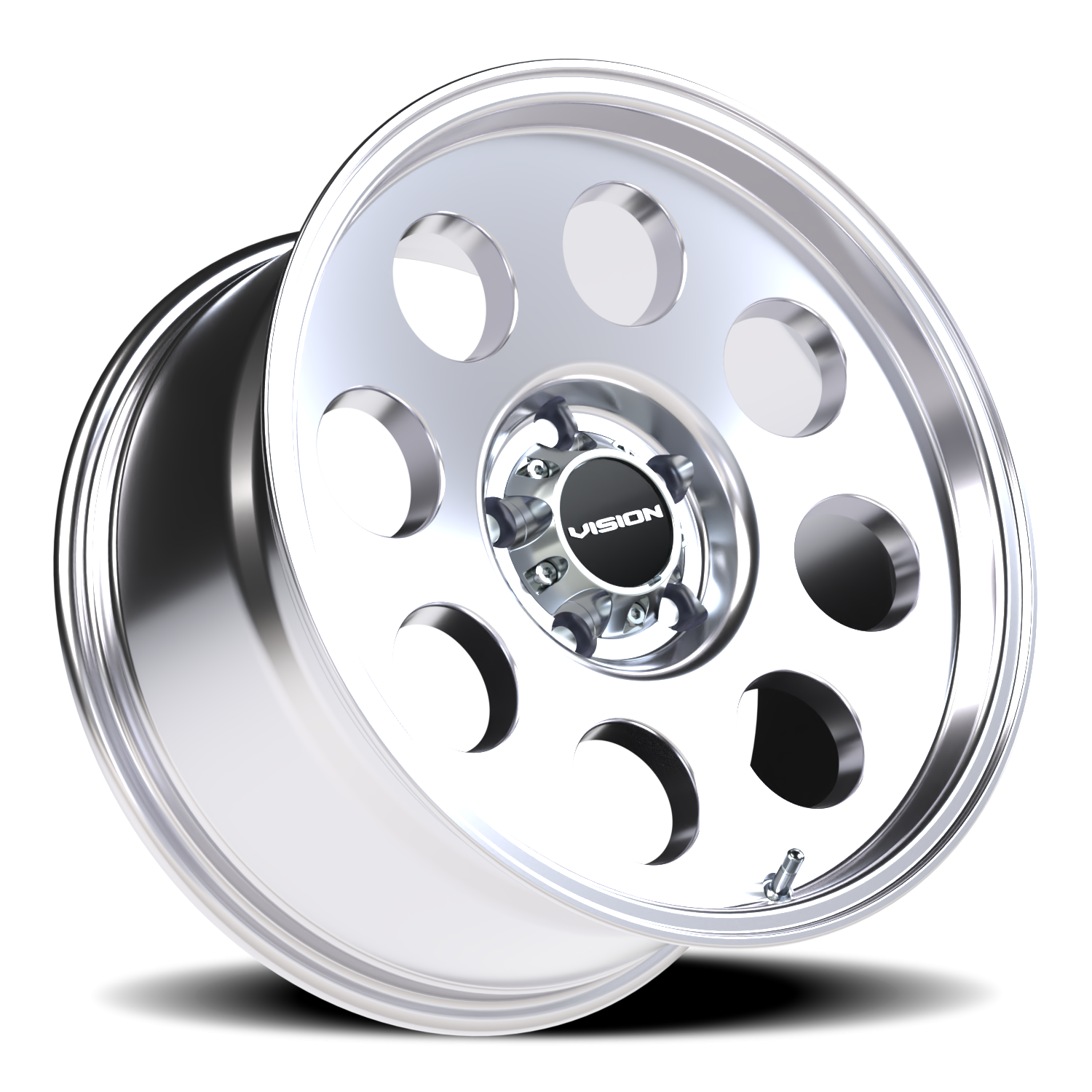 Vision Wheel 56 Polished 18x9 -12 5x127mm 78.1mm - Wheelwiz