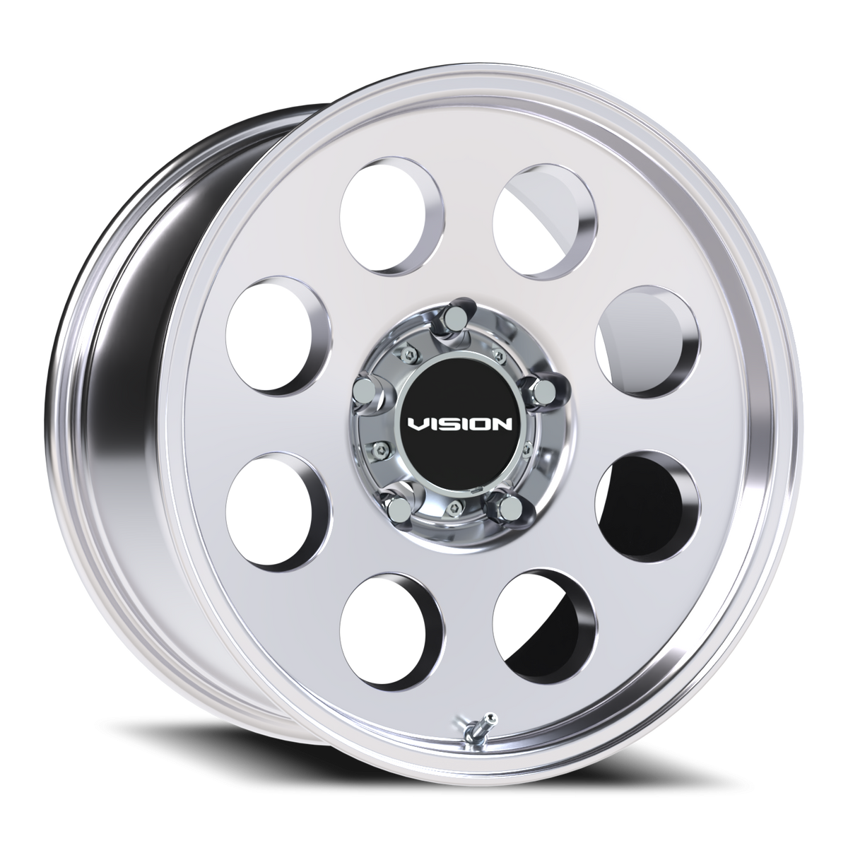 Vision Wheel 56 Polished 18x9 -12 5x139.7mm 108mm - Wheelwiz