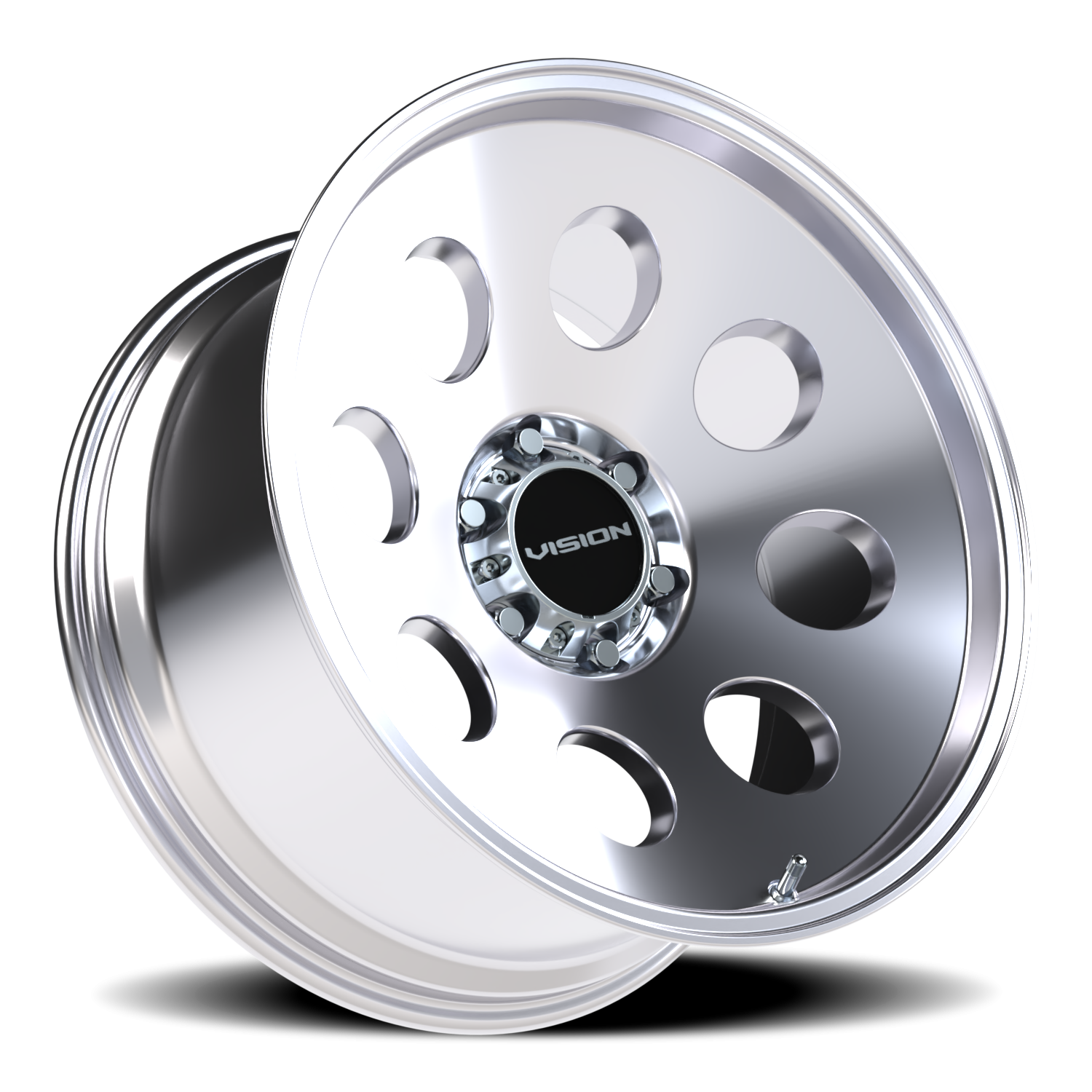 Vision Wheel 56 Polished 20x10 -25 6x135mm 87.1mm - Wheelwiz