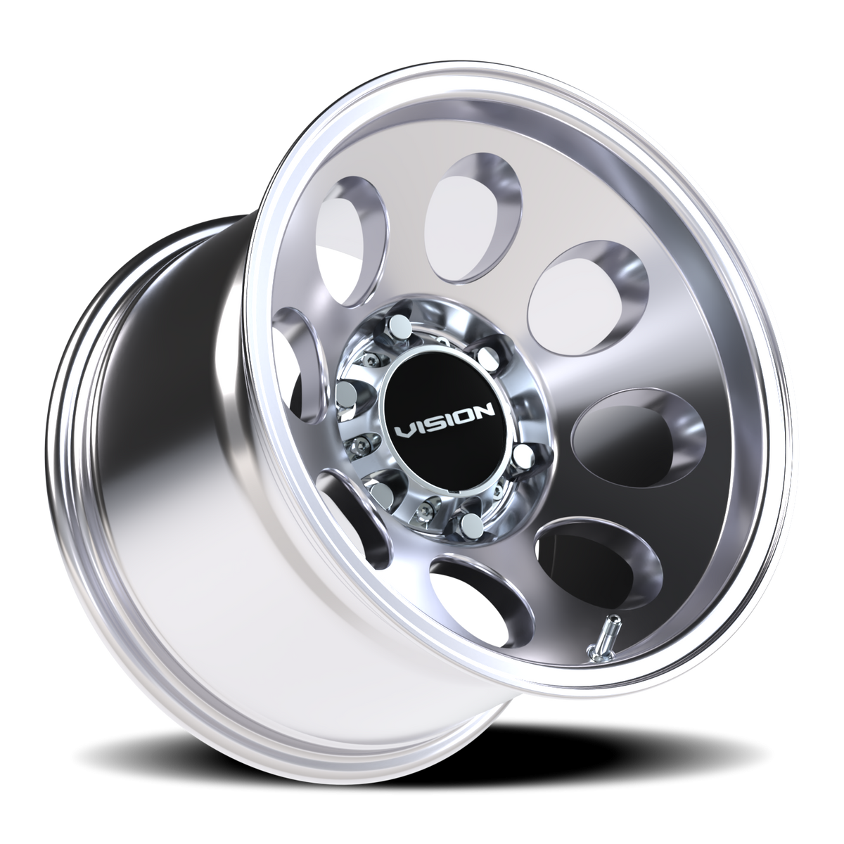 Vision Wheel 56 Polished 15x10 -25 6x139.7mm 110mm - Wheelwiz