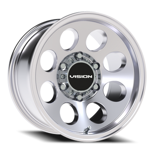 Vision Wheel 56 Polished 15x8 -19 6x139.7mm 110mm - Wheelwiz