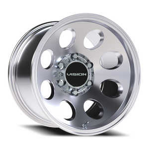 Vision Wheel 56 Polished 16x10 -25 6x139.7mm 110mm - Wheelwiz