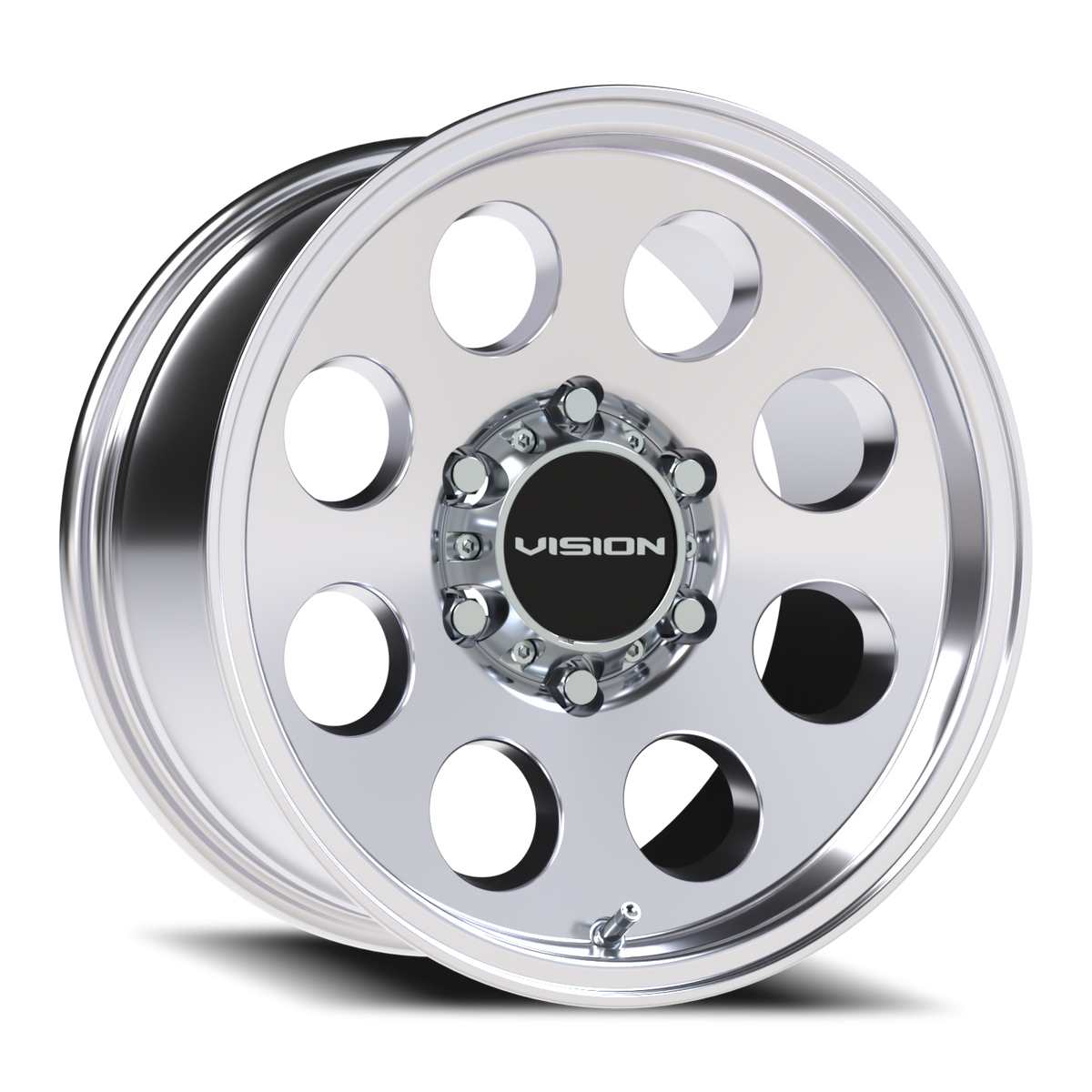Vision Wheel 56 Polished 16x8 0 6x139.7mm 110mm - Wheelwiz