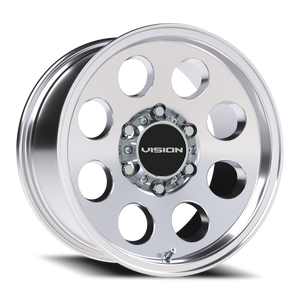 Vision Wheel 56 Polished 16x8 0 6x139.7mm 110mm - Wheelwiz
