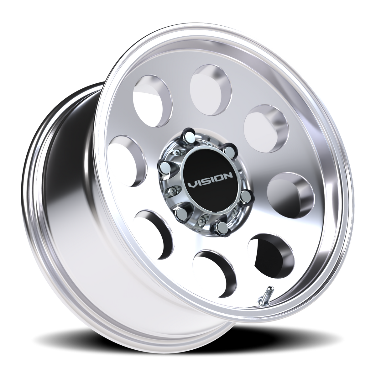 Vision Wheel 56 Polished 16x8 0 6x139.7mm 110mm - Wheelwiz