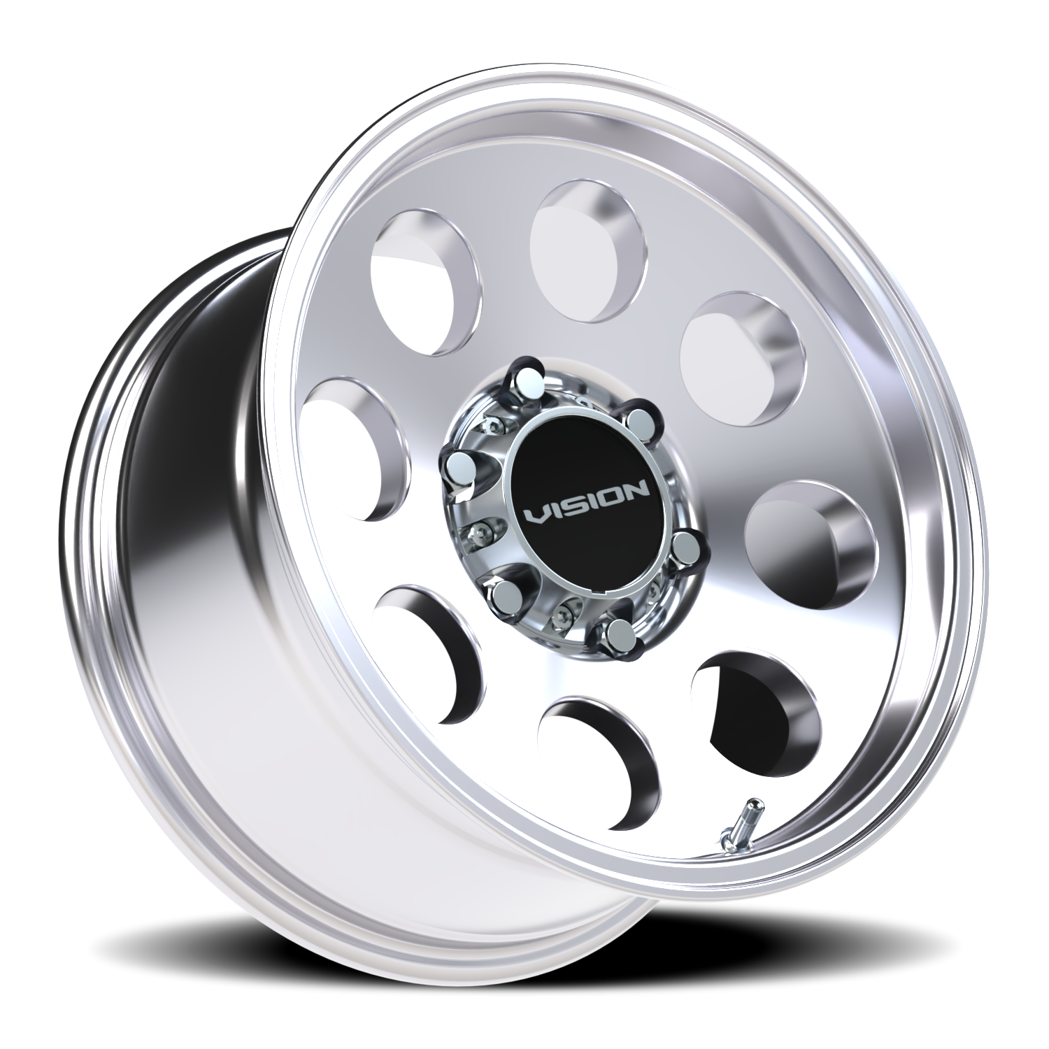 Vision Wheel 56 Polished 16x8 0 6x139.7mm 110mm - Wheelwiz