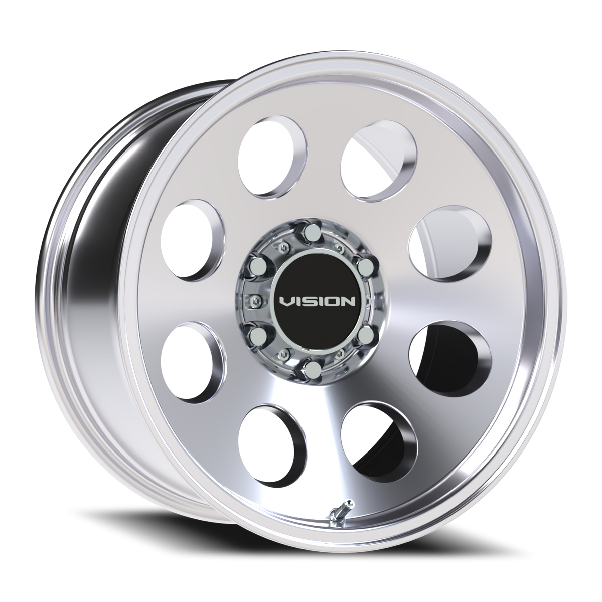 Vision Wheel 56 Polished 17x9 -12 6x139.7mm 106.2mm - Wheelwiz
