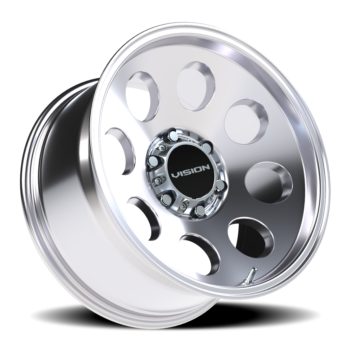 Vision Wheel 56 Polished 17x9 -12 6x139.7mm 106.2mm - Wheelwiz