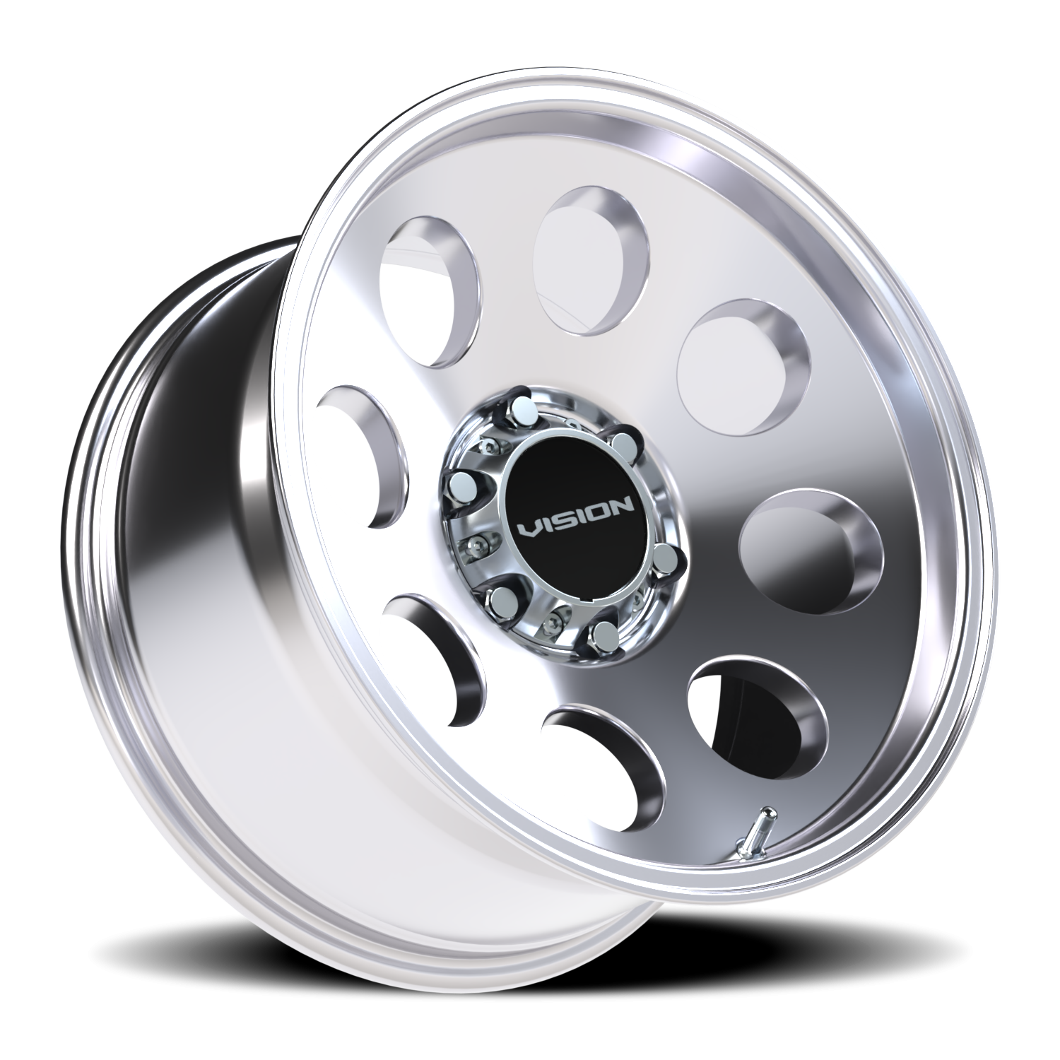 Vision Wheel 56 Polished 17x9 -12 6x139.7mm 106.2mm - Wheelwiz