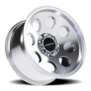 Vision Wheel 56 Polished 17x9 -12 6x139.7mm 106.2mm - Wheelwiz