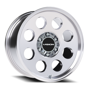 Vision Wheel 56 Polished 18x9 -12 6x139.7mm 106.2mm - Wheelwiz