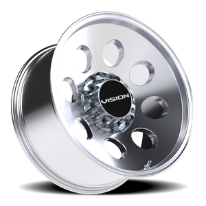 Vision Wheel 56 Polished 20x10 -25 8x170mm 125.2mm - Wheelwiz