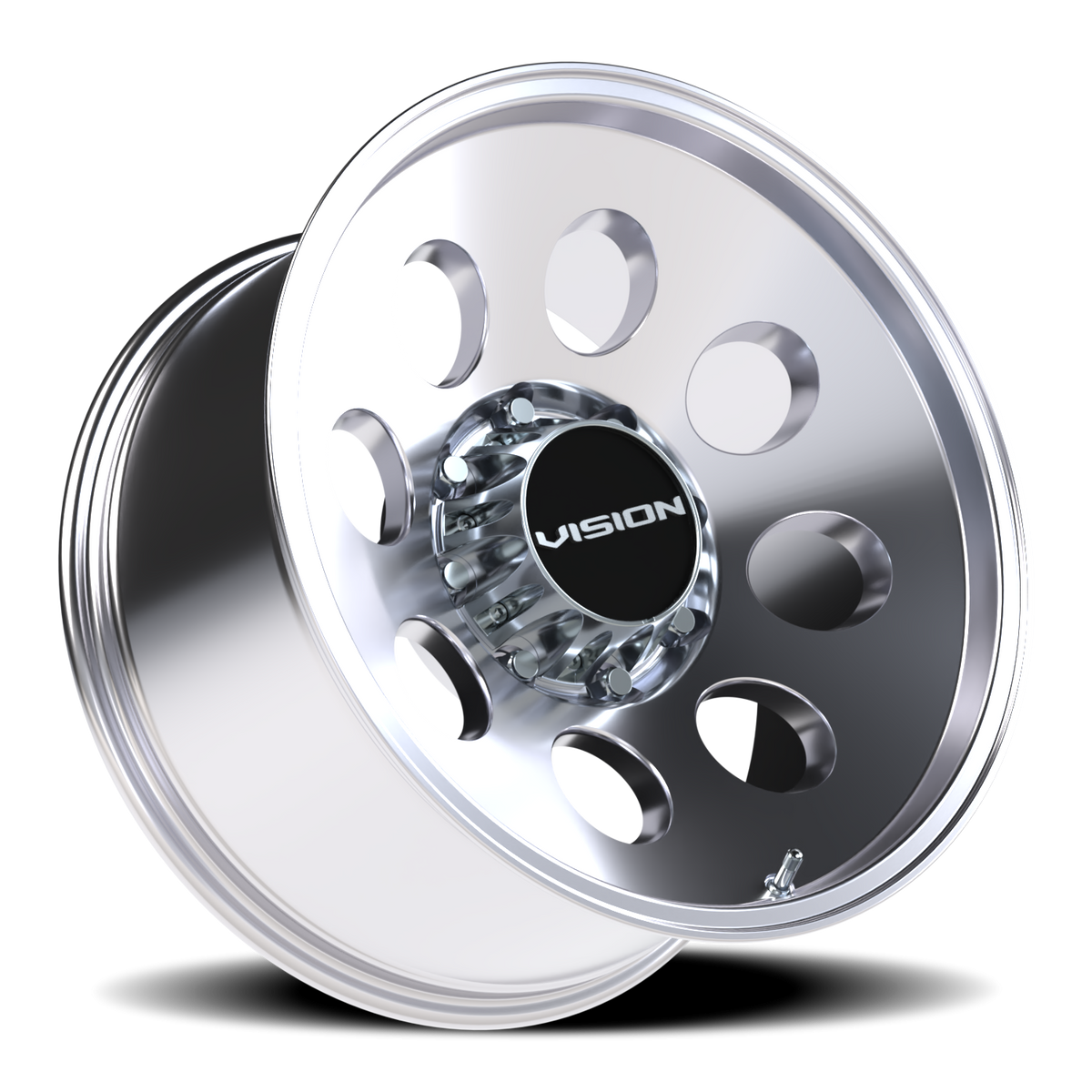 Vision Wheel 56 Polished 20x10 -25 8x180mm 124.3mm - Wheelwiz