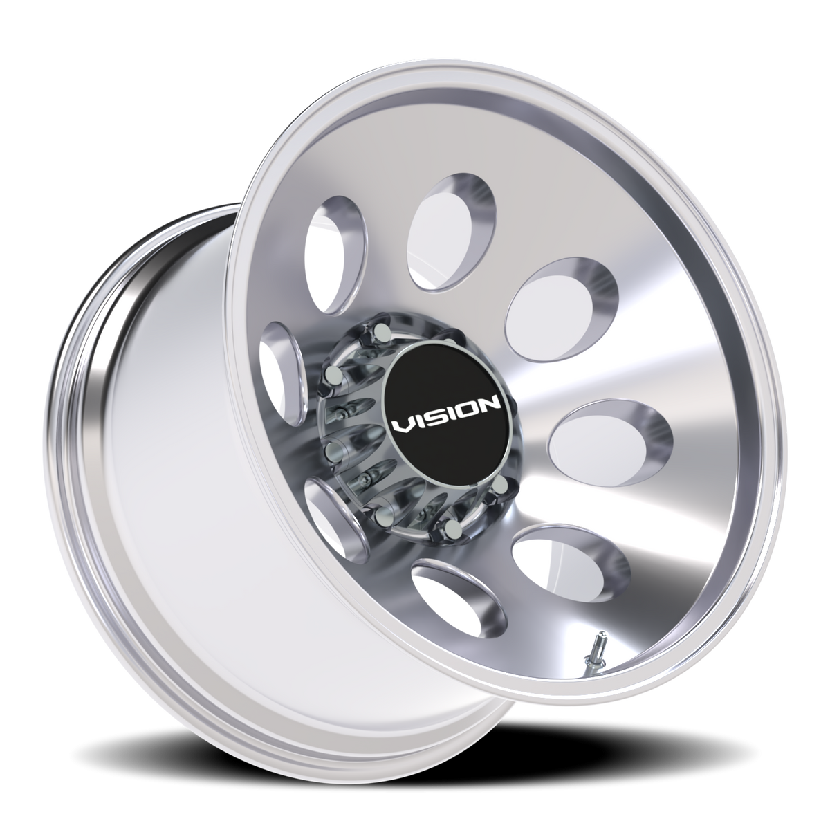 Vision Wheel 56 Polished 20x12 -44 8x170mm 125.2mm - Wheelwiz