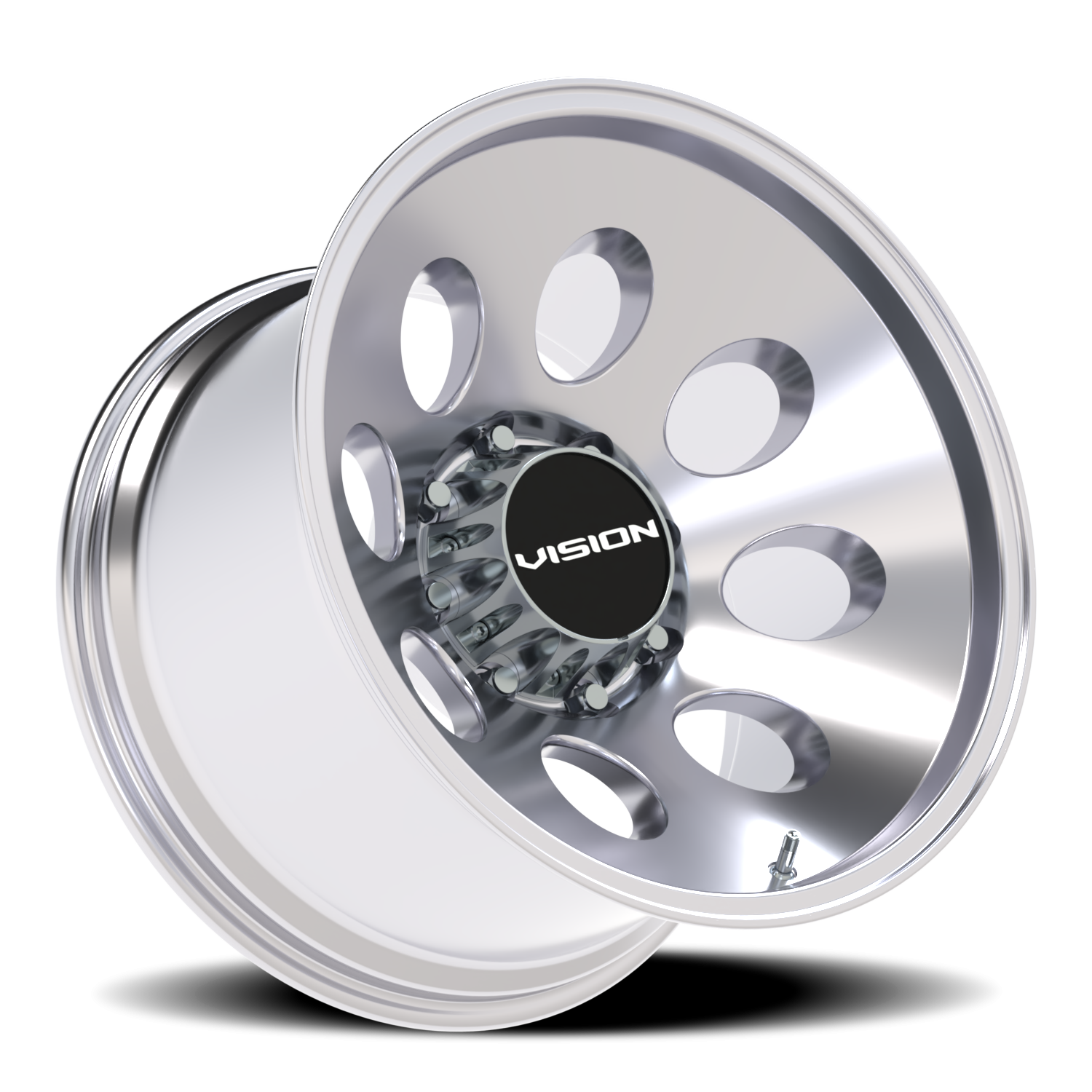 Vision Wheel 56 Polished 20x12 -44 8x170mm 125.2mm - Wheelwiz