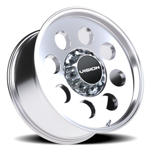 Vision Wheel 56 Polished 20x9 +12 8x180mm 124.3mm - Wheelwiz