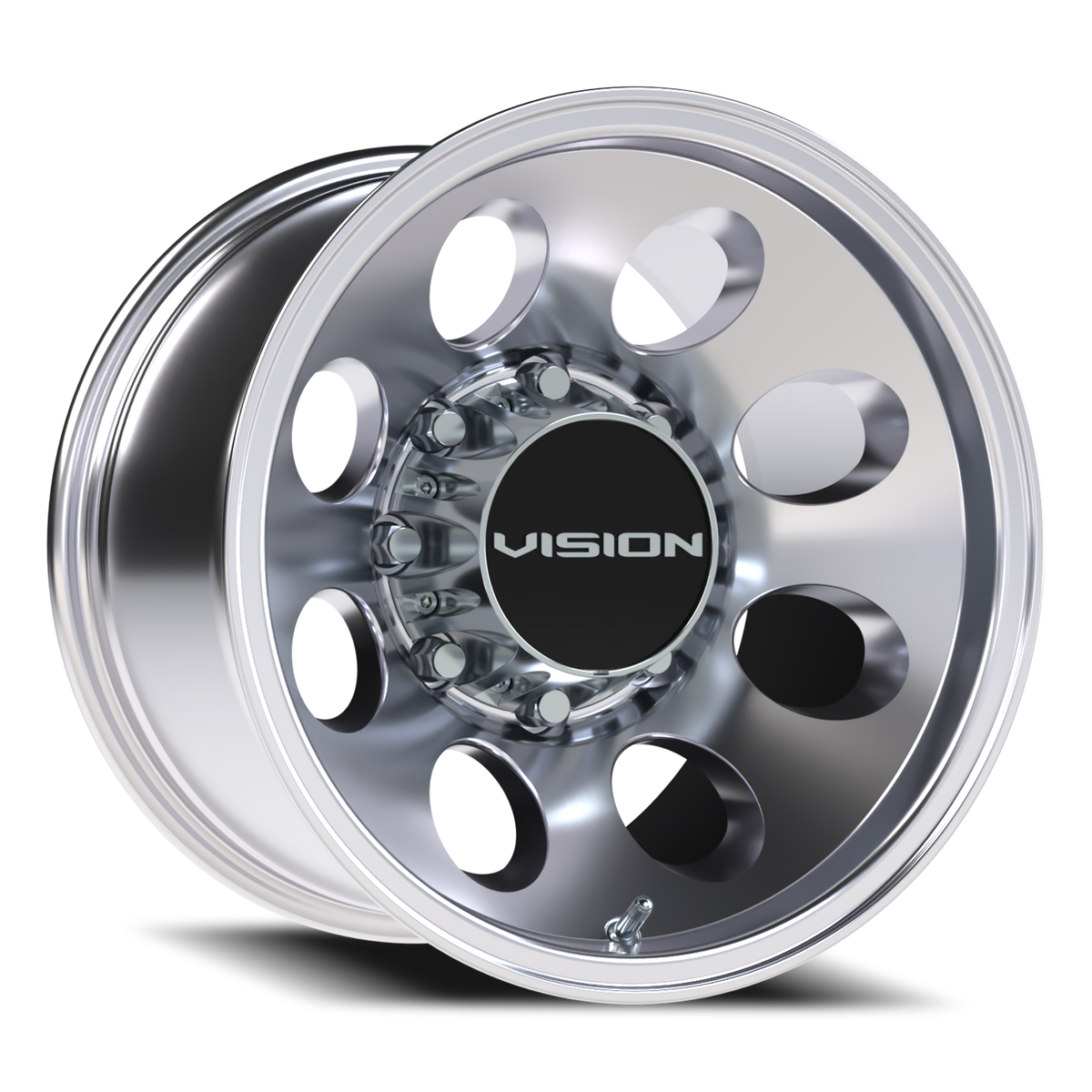 Vision Wheel 56 Polished 16x10 -25 8x165.1mm 130.8mm - Wheelwiz