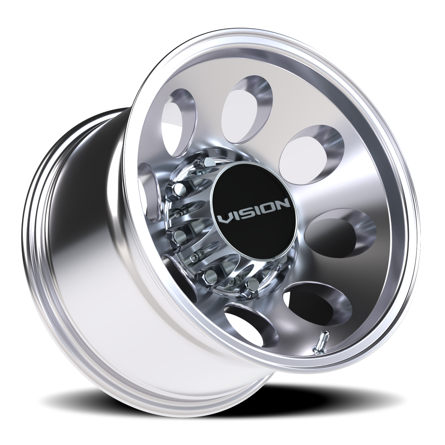 Vision Wheel 56 Polished 16x10 -25 8x165.1mm 130.8mm - Wheelwiz