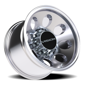 Vision Wheel 56 Polished 16x10 -25 8x165.1mm 130.8mm - Wheelwiz