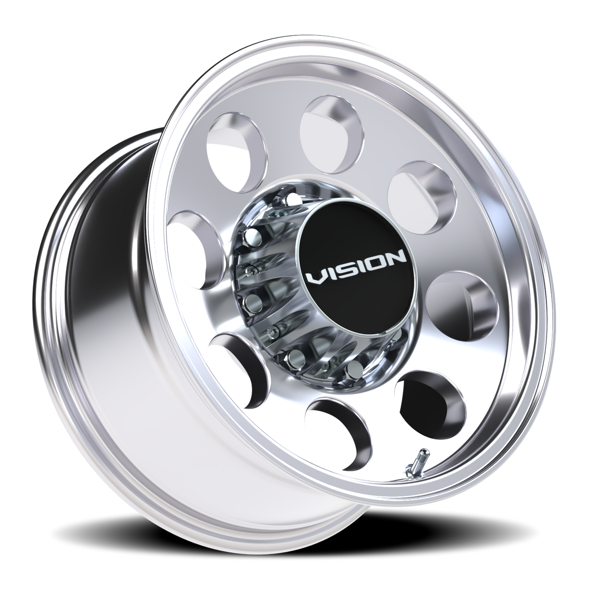 Vision Wheel 56 Polished 16x8 0 8x165.1mm 125.2mm - Wheelwiz