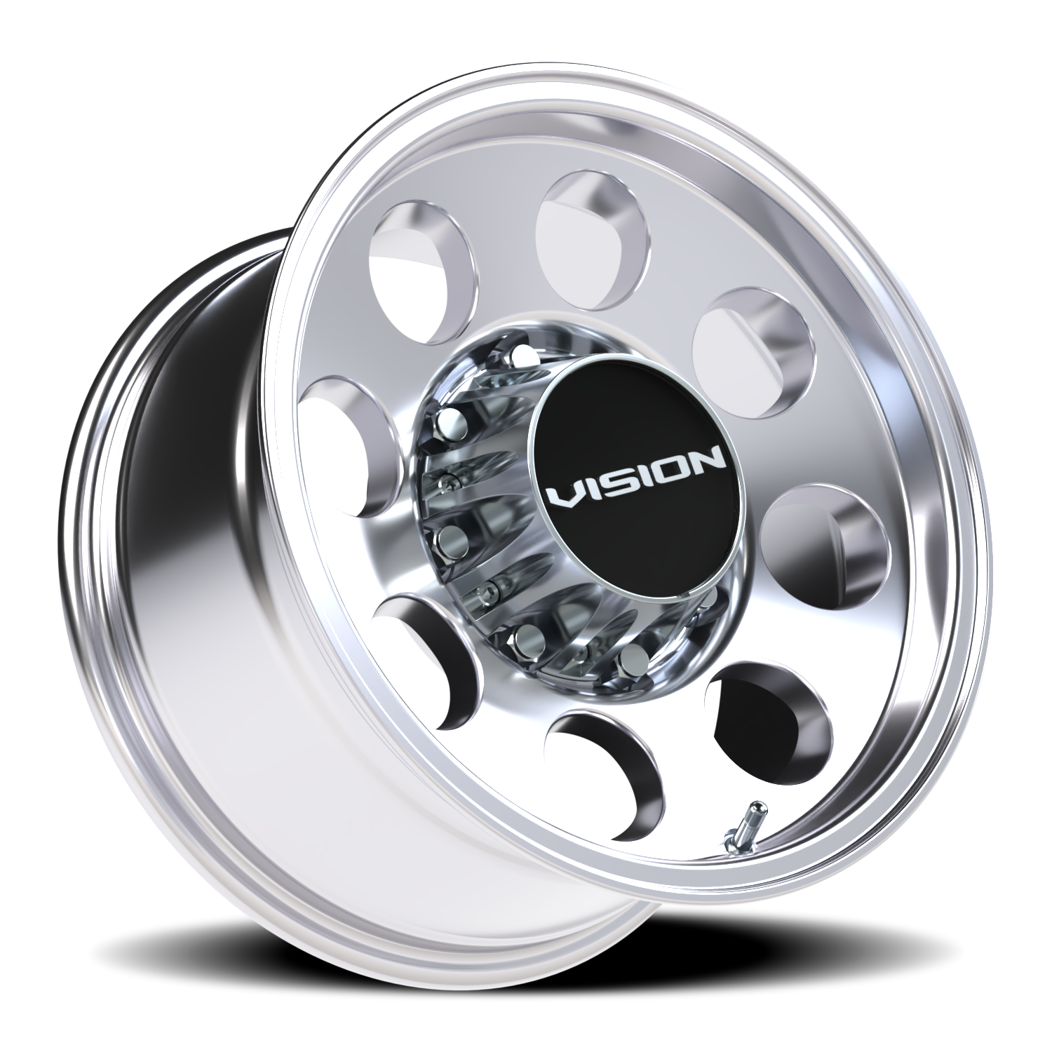 Vision Wheel 56 Polished 16x8 0 8x165.1mm 125.2mm - Wheelwiz