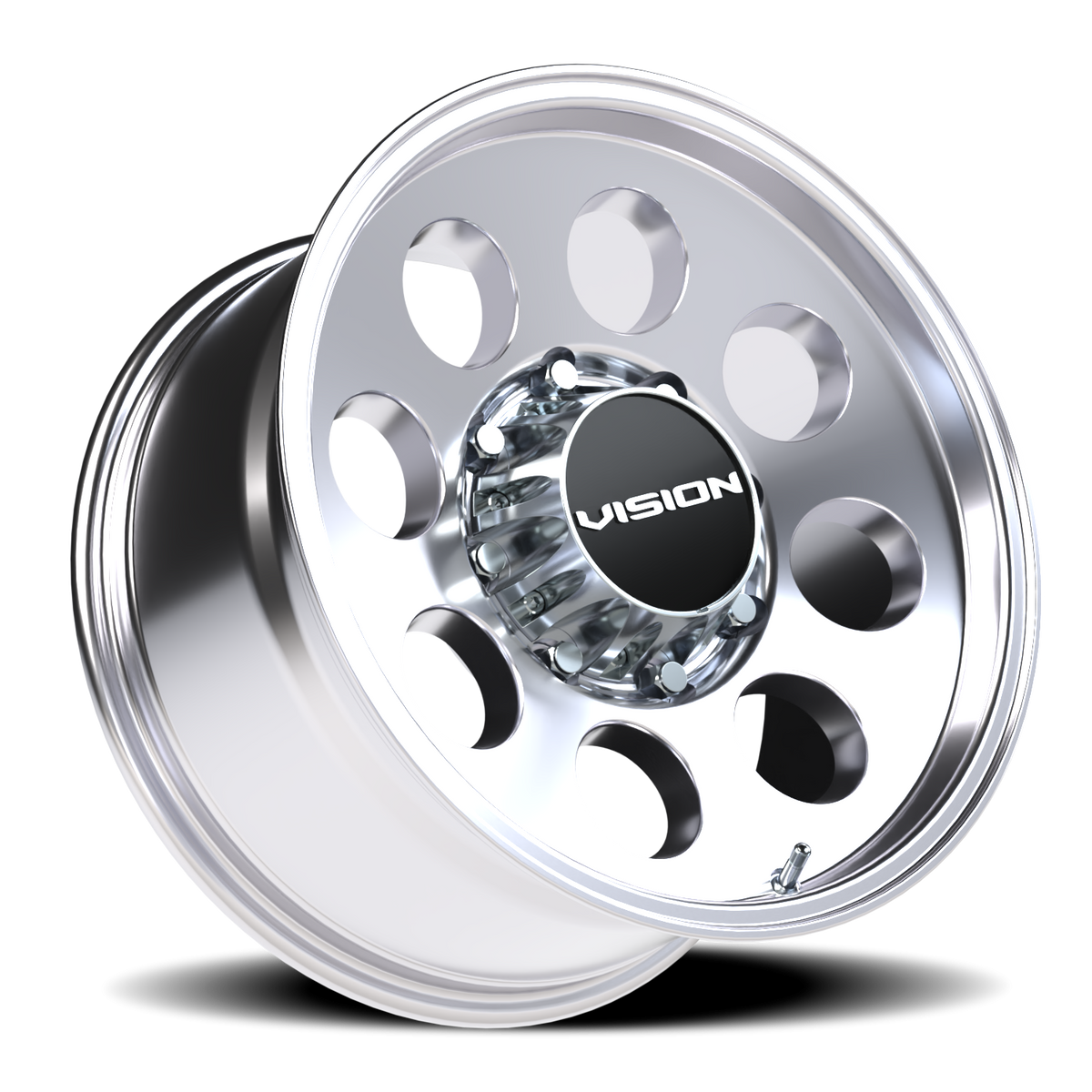 Vision Wheel 56 Polished 18x9 +12 8x170mm 125.2mm - Wheelwiz
