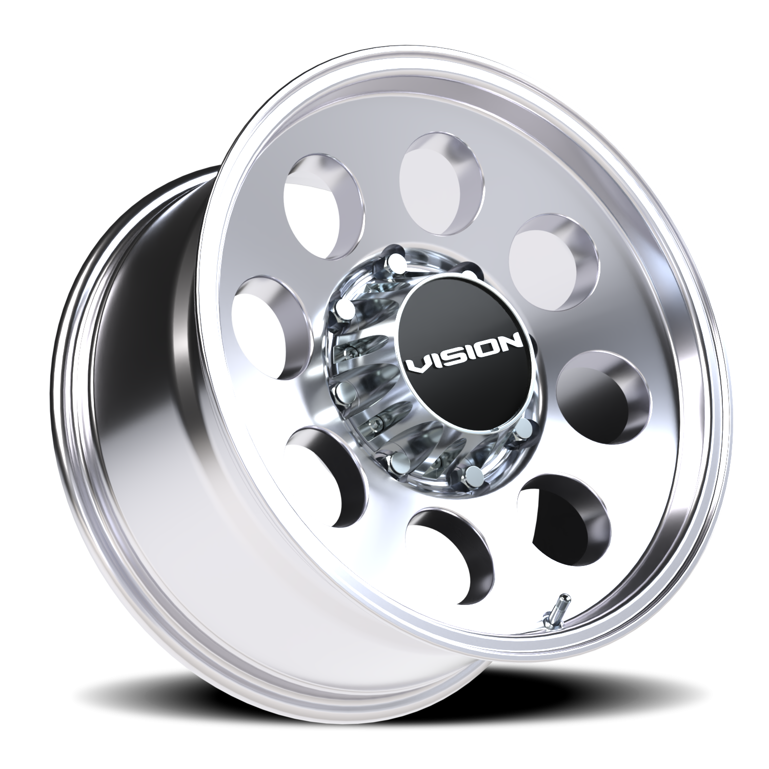 Vision Wheel 56 Polished 18x9 +12 8x170mm 125.2mm - Wheelwiz